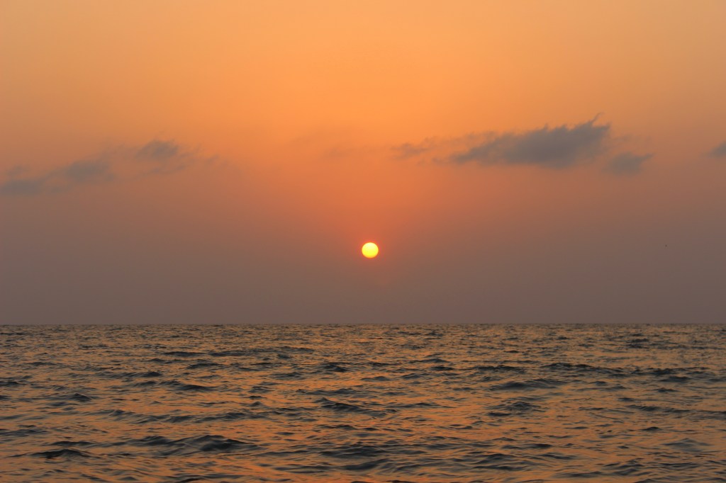 Sunset at Malvan beach